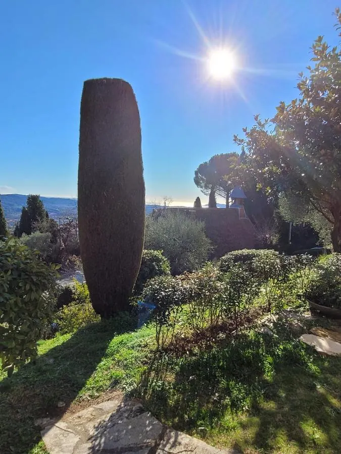 Apartament Clim Jardin Et Parking Prive -Piscine Tennis Et Park Vue Mer Grasse
